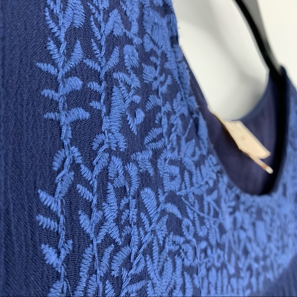 Skies Are Blue Long Sleeve Dress Blue Size M - Picture 6 of 15